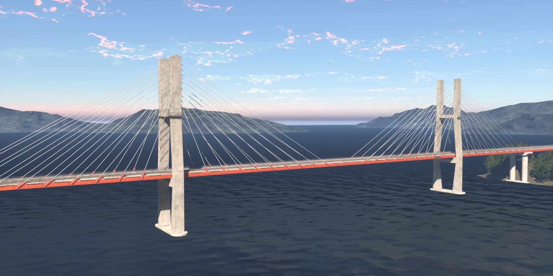 SIMaaS 교량 3D 모델 시각화